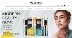 Desktop Screenshot of m2beaute.com