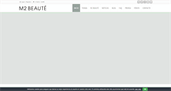 Desktop Screenshot of m2beaute.es